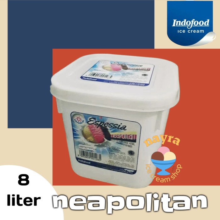 

ICE CREAM NEAPOLITAN INDOESKRIM 8L KODE 833