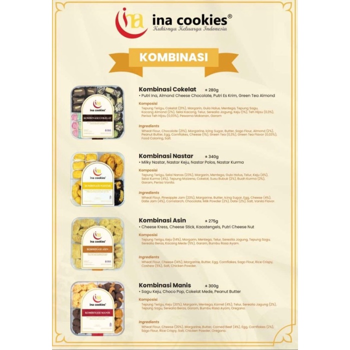 

CANDY TRAY KUE KERING LEBARAN KOMBINASI ENAK GURIH LEZAT BY INA COOKIE KODE 1220