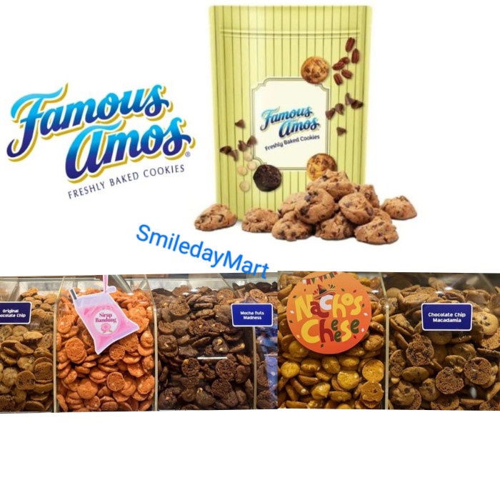 

FAMOUS AMOS FRESHLY BAKED COOKIES BAGS FAMOUS AMOS COOKIES MALAYSIA KODE 451