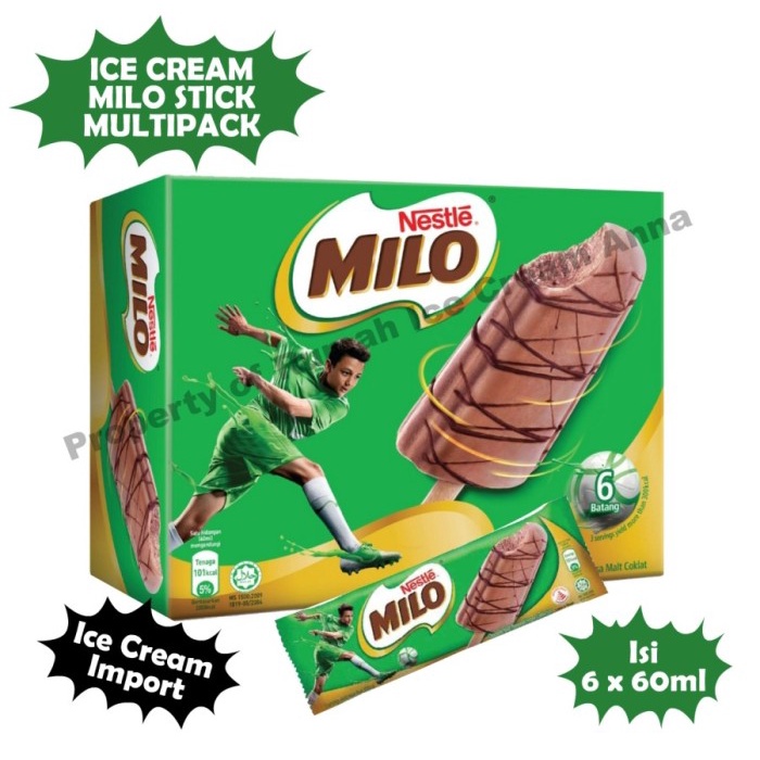 

ICE CREAM / ES KRIM MILO STICK MULTIPACK - NESTLE KODE 112