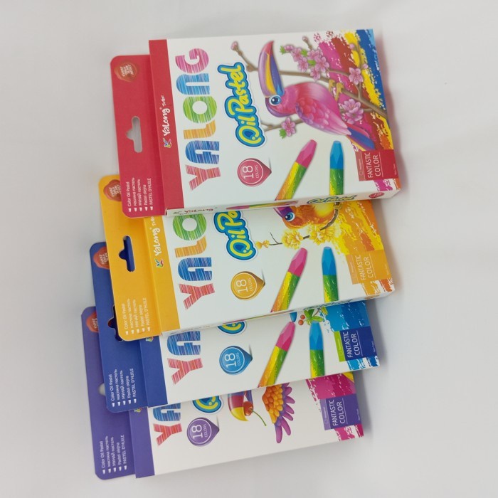 

Crayon Set Art Yalong Oil Pastel Fantastic Color Krayon 18 pcs