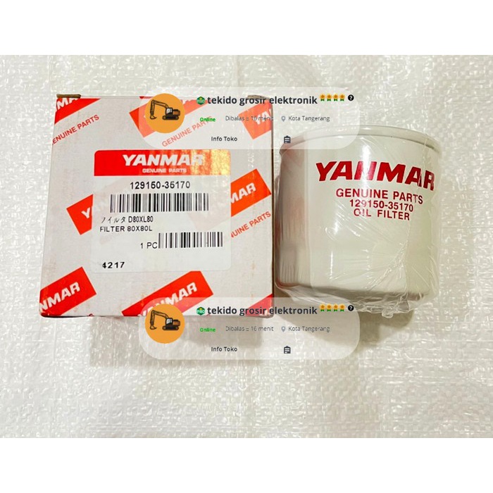 

TERBARU OIL FILTER 129150-35152 TNV TNE 129150-35170 12915035152 BISA GRAB!