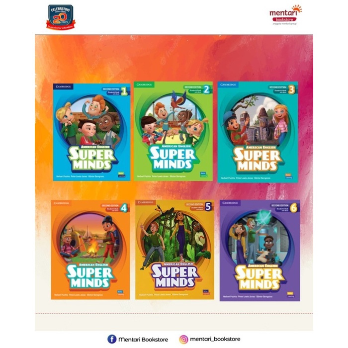 

TERBARU Super Minds American English w/E Book (2nd E) Buku Bahasa Inggris SD