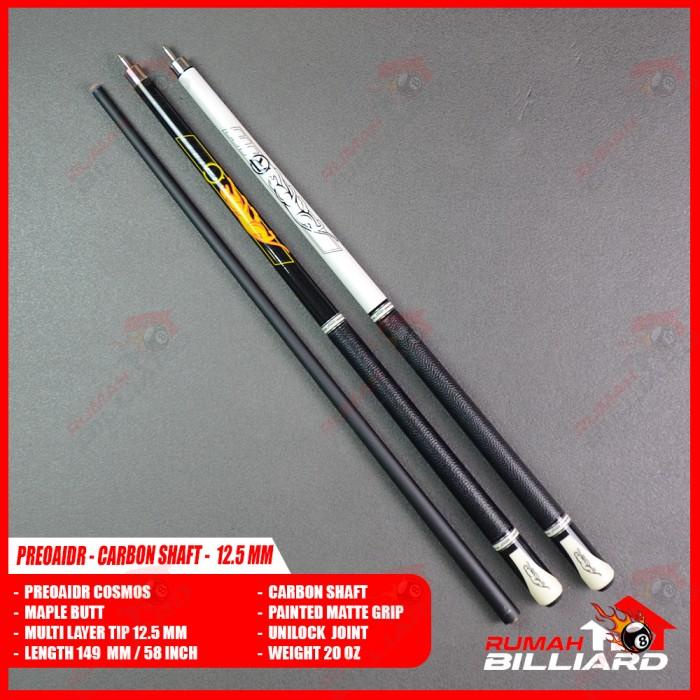 Stick Billiard - Billiard Cue - PREOAIDR Cosmos - Carbon Shaft - Maple