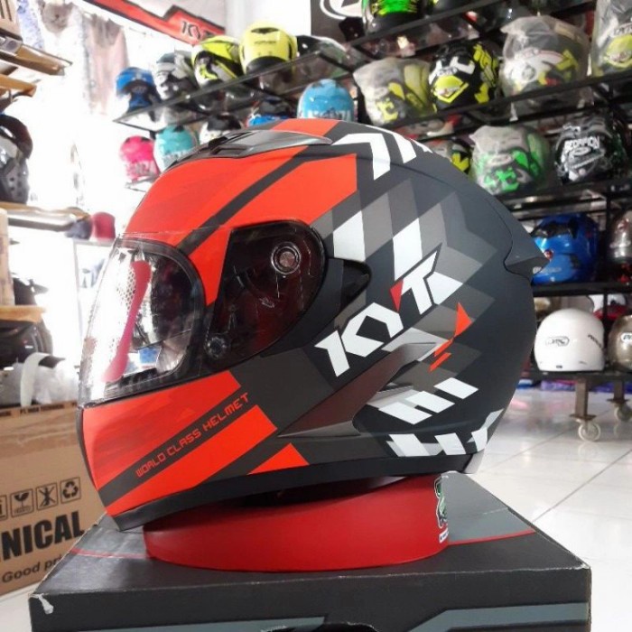 Kyt Falcon 2 Flow Black Matt /Red Doff Original Kyt Falcon