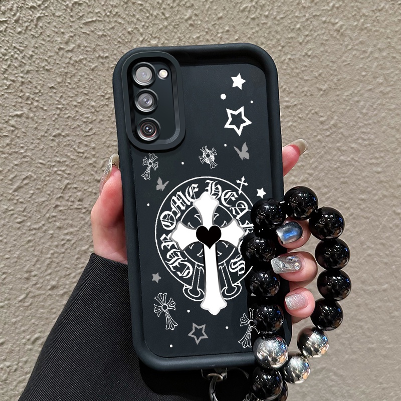 Casing Hp Untuk Samsung S20 FE Samsung S21 FE S24 FE Case Kasing Gelang salib Kesing Silikon Softcas