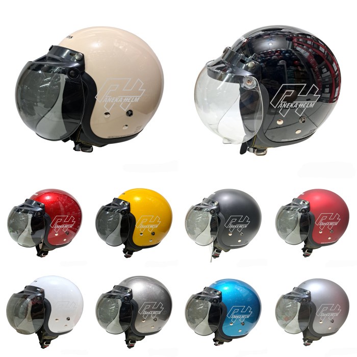 Helm Cargloss Kaca Cembung