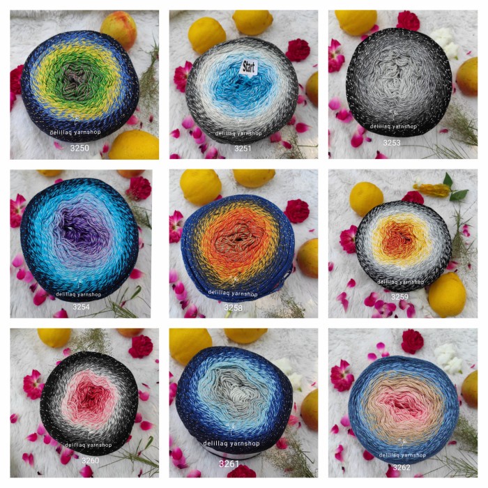 TERBARU Benang Rajut Impor Yarnart Flowers Moonlight