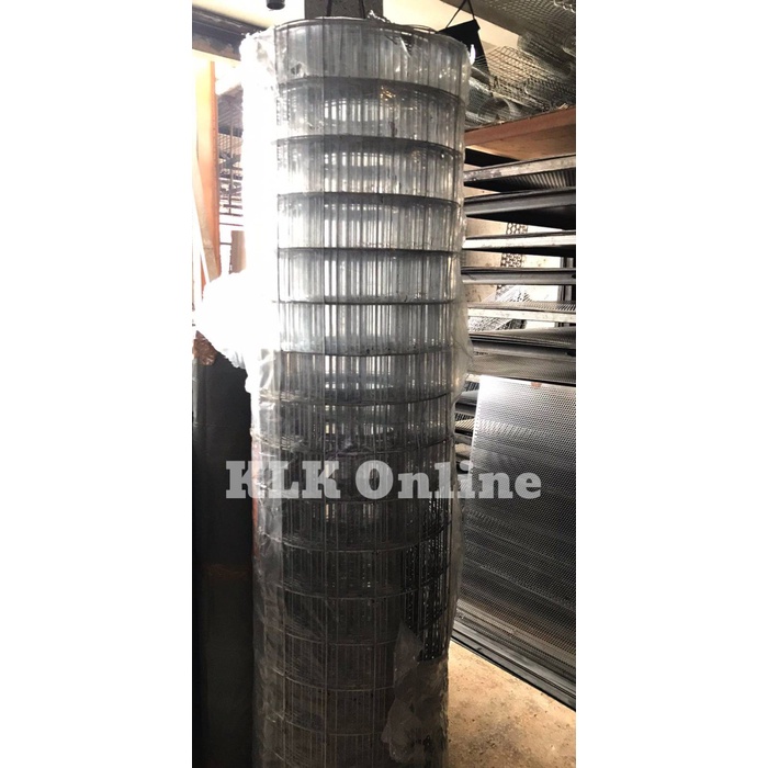 Kawat Loket / Wiremesh Galvanis 100x100 mm tebal 3.25 mm lebar 180 cm