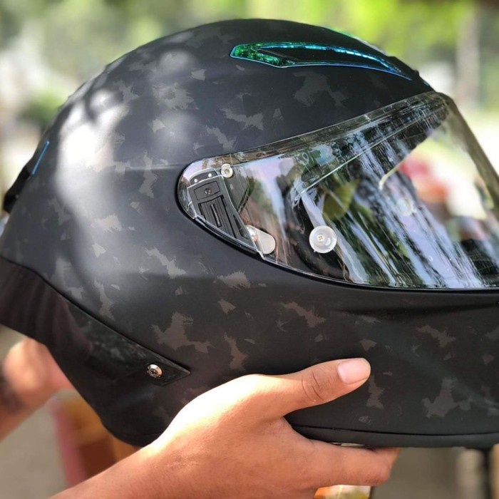 Helm Agv Full Face / Helm Agv Carbon / Agv Carbon / Helm Agv Pista Terbaru Produk Import