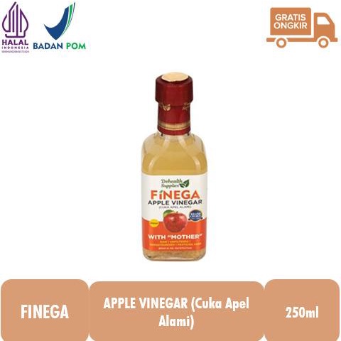 

Finega Apple Vinegar 250ml / Cuka Apel Alami