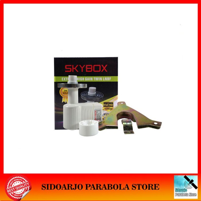 LNB Ku Band Prime Fokus Skybox Dual Out SBX-02 Bukan Offset