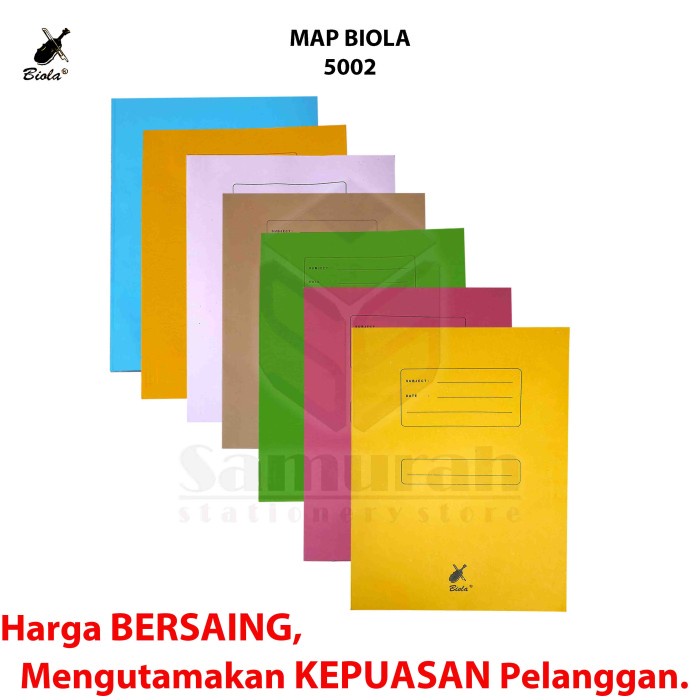 

Map BIOLA 5002 Folio / Stopmap Berkas Kertas Dokumen F4 Tanpa SNELL Kode 502
