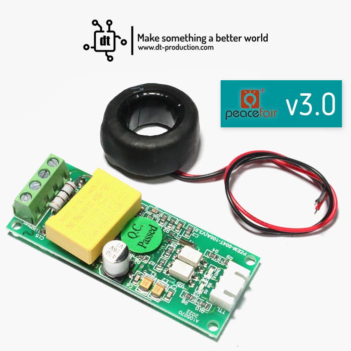 Pzem 004T Pzem-004T Versi 3.0 100A Sensor Arus / Energy Meter Ac