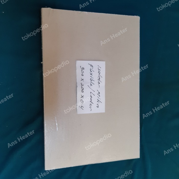 Isolator mika flexible tahan panas 1000x600x0.4 mm