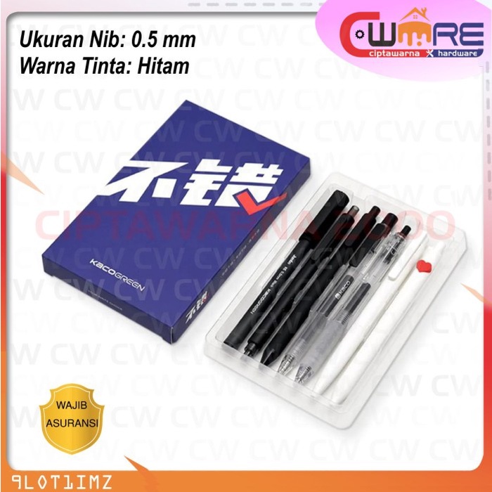 

PRODUK TERBATAS Pena Tulis Kantor sekolah Mijia Signing Gel Ink Pen Pena Pulpen Hitam