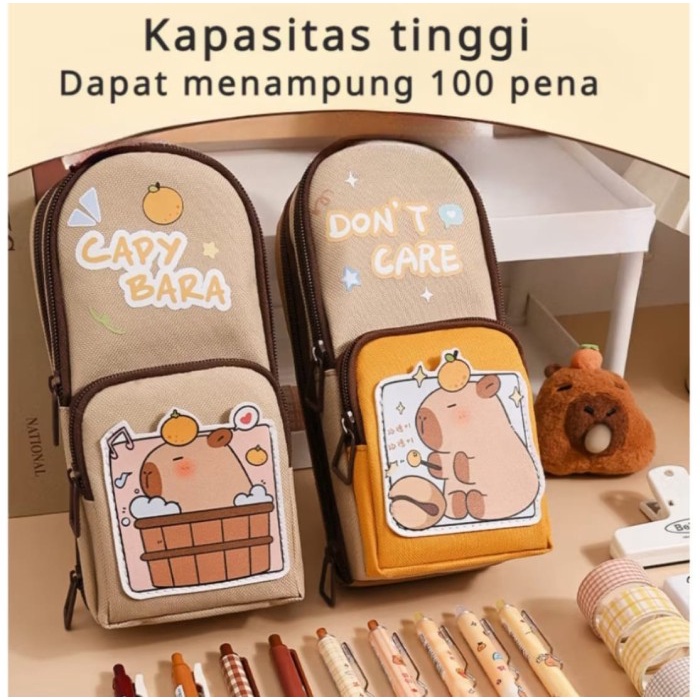 

GRATIS ONGKIR TEMPAT PENSIL KARTUN LUCU 6 LAPIS / PENCIL CASE ANAK PEREMPUAN BESAR KANVAS 6 RUANG /
