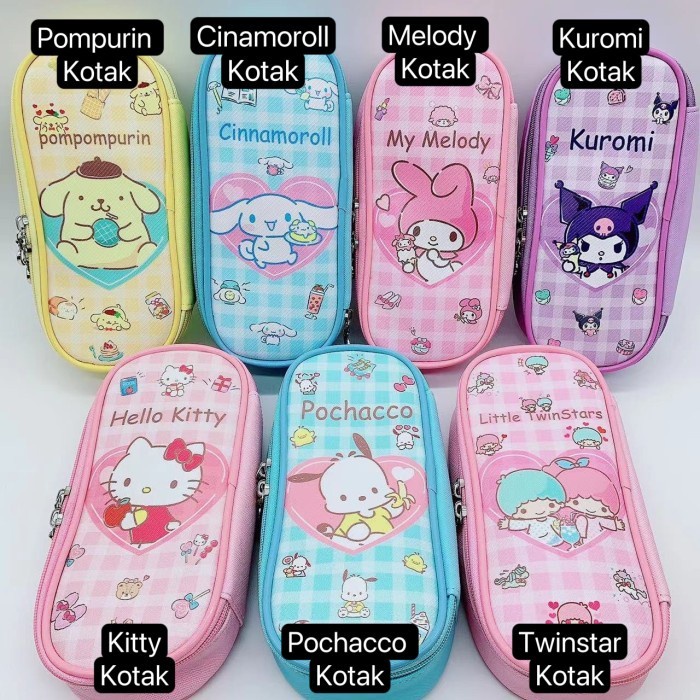 

BERMUTU Best Seller Kotak pensil sanrio ATK09 tempat pen alat tulis sekolah