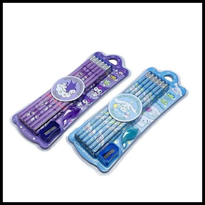 

EKSLUSIF Pensil Set Lengkap Isi 12Pcs Alat Tulis Perlengkapan Sekolah Rautan Pencil Terlaris