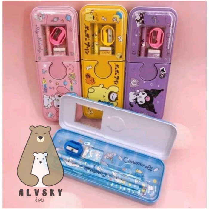 

TERBAIK STATIONARY SET ALAT TULIS SEKOLAH / KOTAK PENSIL SET ATK KARAKTER LUCU