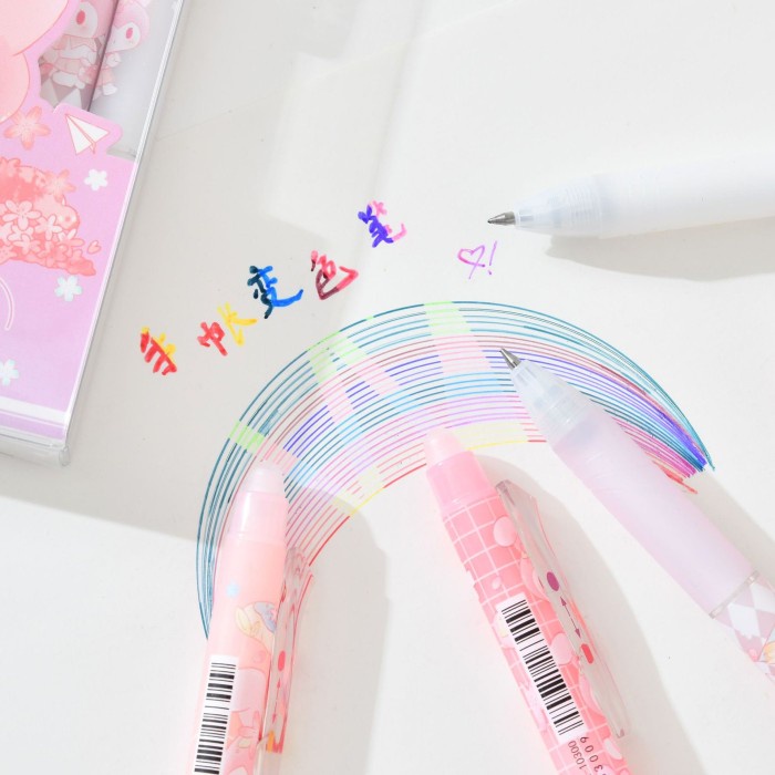 

CUCI GUDANG Pen pena Ballpoint Berubah Warna Atk Sekolah Kantor Karakter