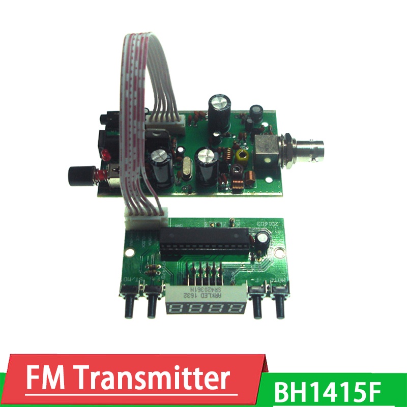 LIM DC 12V 5V FM transmitter Digital LED display FM stereo transmitter PLL Module 88-108MHz FOR Radi