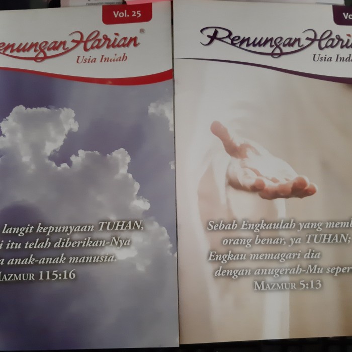 

Ready Renungan Harian Usia Indah (Lansia) Edisi Setahun