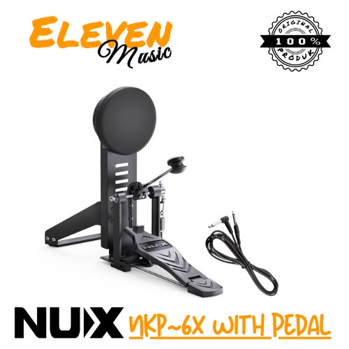 Nux Kickpad Drum NKP6X With Pedal Single Nux Pedal Kick Pad Set Nux NKP-6X Original Premium