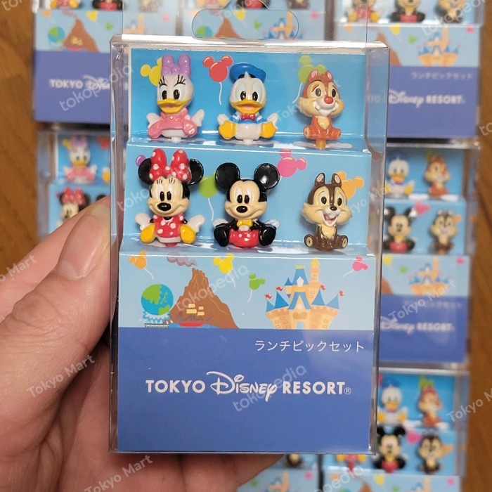 Tokyo Disney Resort Lunch Pick Original Tusuk Bento Asli Japan