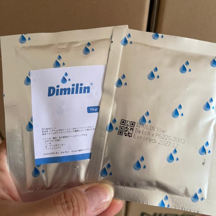 TERBARU DIMILIN CONCENTRATE 20gr , obat anti kutu , obat kutu air, ikan koi