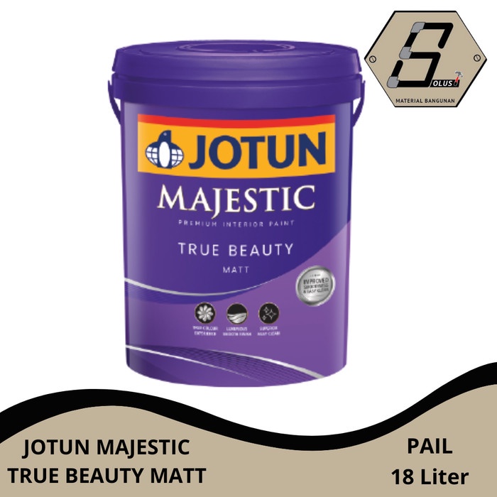 Cat Tembok Interior Jotun Majestic Tb Matt Platinum - 9911 Pail