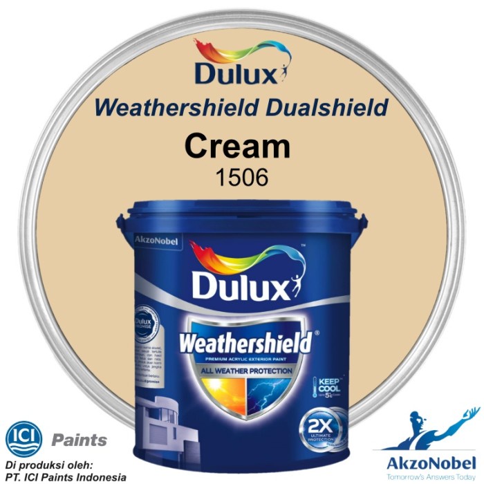 Cat Dulux Weathershield 2.5 Lt - Cream 1506