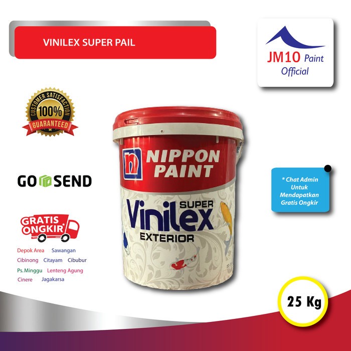 Nippon Paint Vinilex Super (Pail 25 Kg) Gratis Ongkir