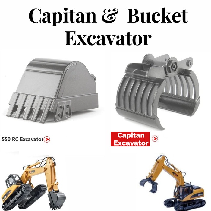 Terlaris - Part Huina Excavator Capitan Bucket Huina 1550 1535