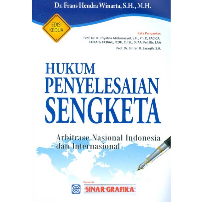 

Hukum Penyelesaian Sengketa Arbitase Nasional Indonesia Dan