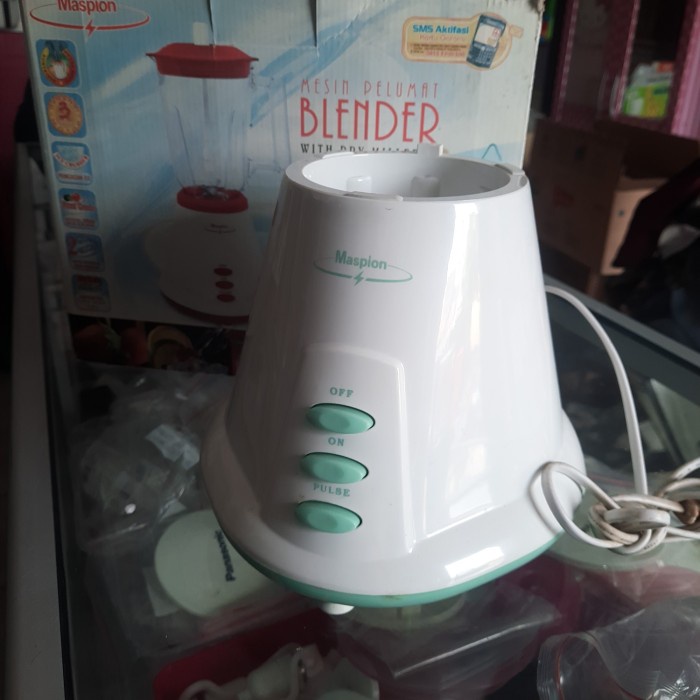 $$$$] MESIN BLENDER MASPION MT 1589 ASLI TANPA GELAS JUS DAN BUMBU KERING