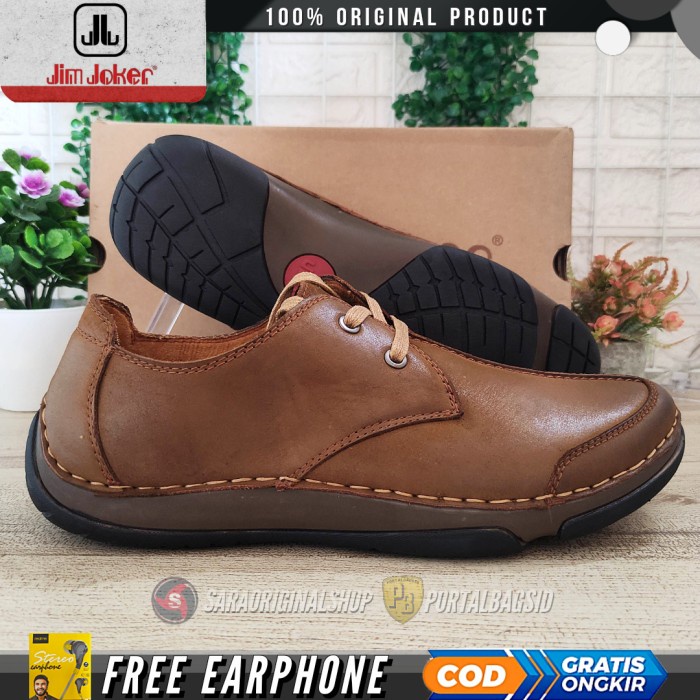 Jim Joker Earth 05 - Sepatu Kulit Asli - Original