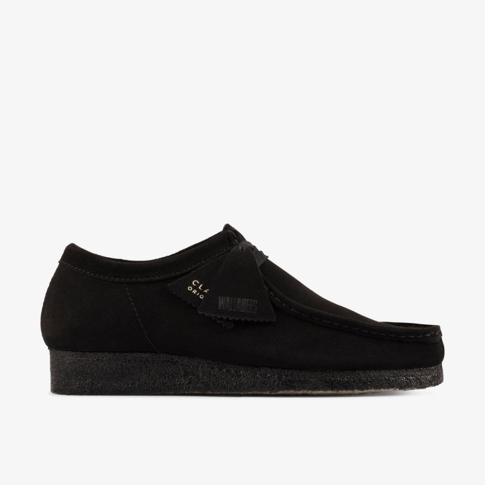 Clarks Wallabee Black Suede (26155519) Original
