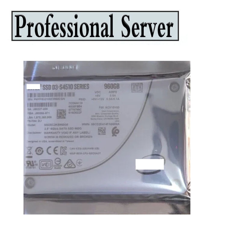 ARTA Intel 960GB S4510 SSD SATA III 6Gb/s 2.5" Internal SSD SSDSC2KB960G801 2.3PB