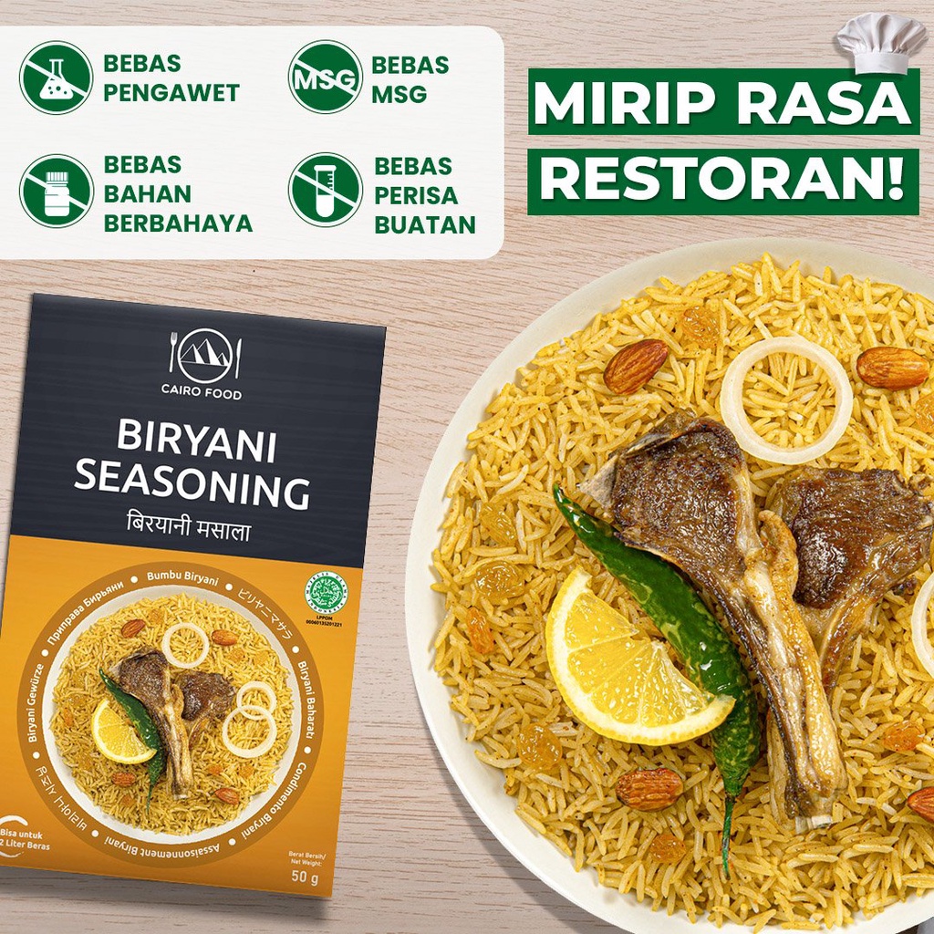

Bumbu Biryani Premium Untuk Profesional - Cairo Food