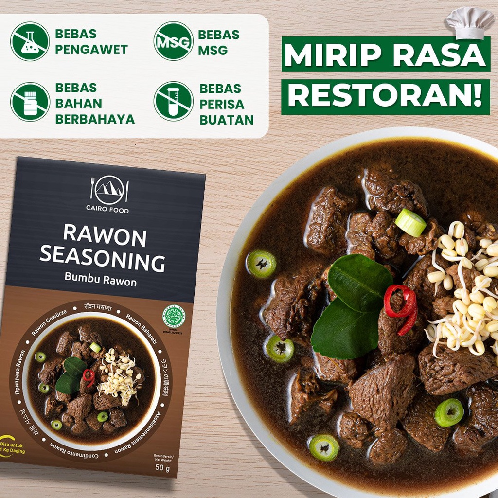 

Bumbu Rawon Premium Untuk Profesional - Cairo Food