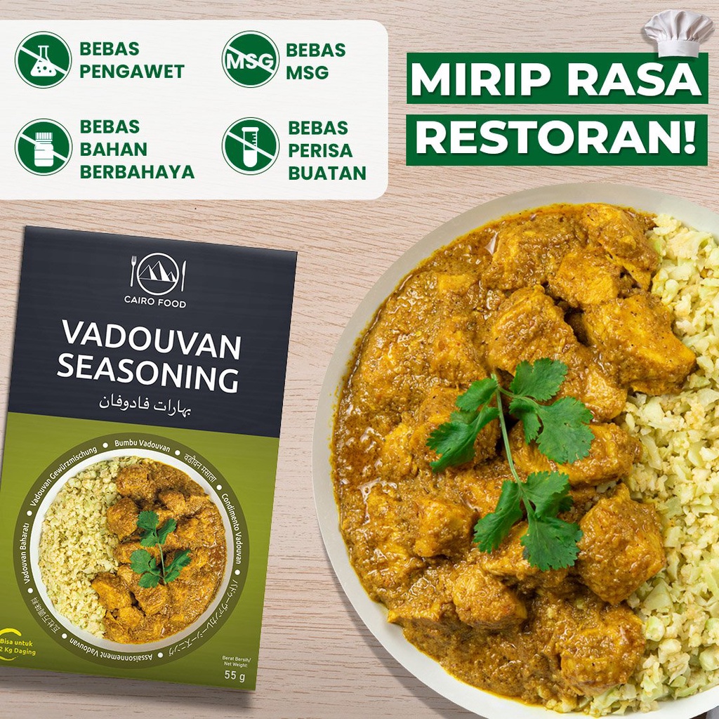 

Bumbu Vadouvan Premium Untuk Profesional - Cairo Food