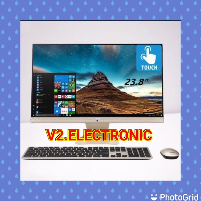 Pc Aio Asus V241Fat Intel Core I3-8145U 4Gb Hdd 1Tb Win11 Touchscreen