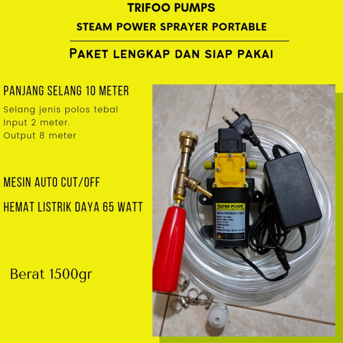 Alat Cuci Motor Mobil Mini Dc 12V