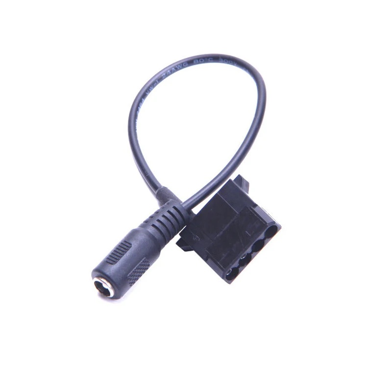 ROD 20pcs/Lot 15cm IDE Molex Female to DC 5.5*2.1mm Female Adapter Cable 12V