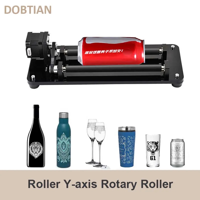 ROD CNC Rotary Roller Y-axis Rotary Roller Engraving Module Laser Engraver Y-axis Rotatory Engraving