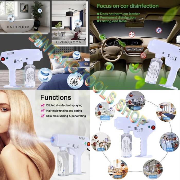 BLU RAY ATOMIZER NONA SPRAY STEAM GUN STEAM DISINFECTANT ALAT FOGGING