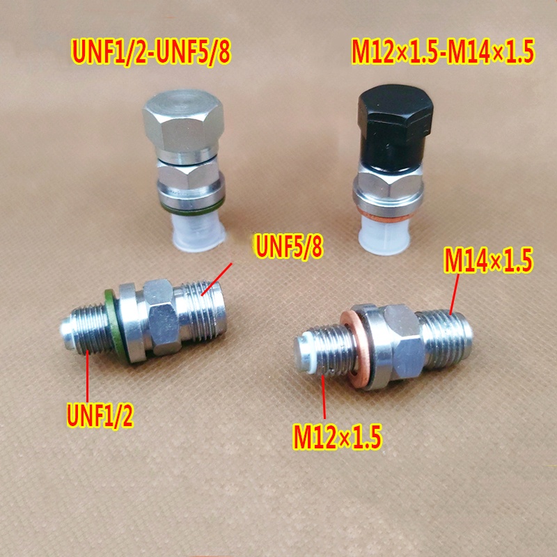 FBR QXF-5 Nitrogen Filling Connector UNF1/2 UNF5/8 Accumulator Filling Valve M12X1.5
