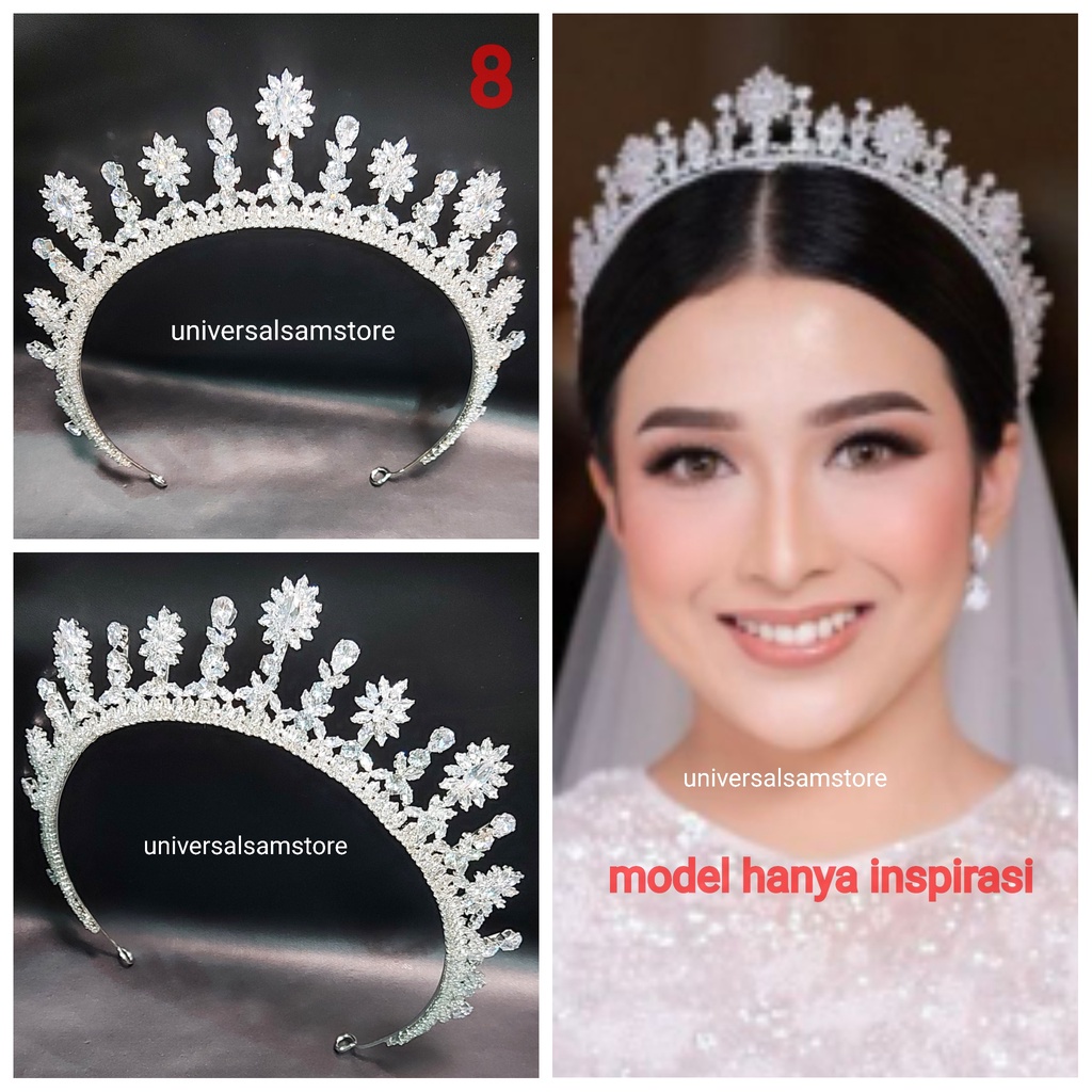 PROMO Mahkota zircon murah sampai telinga