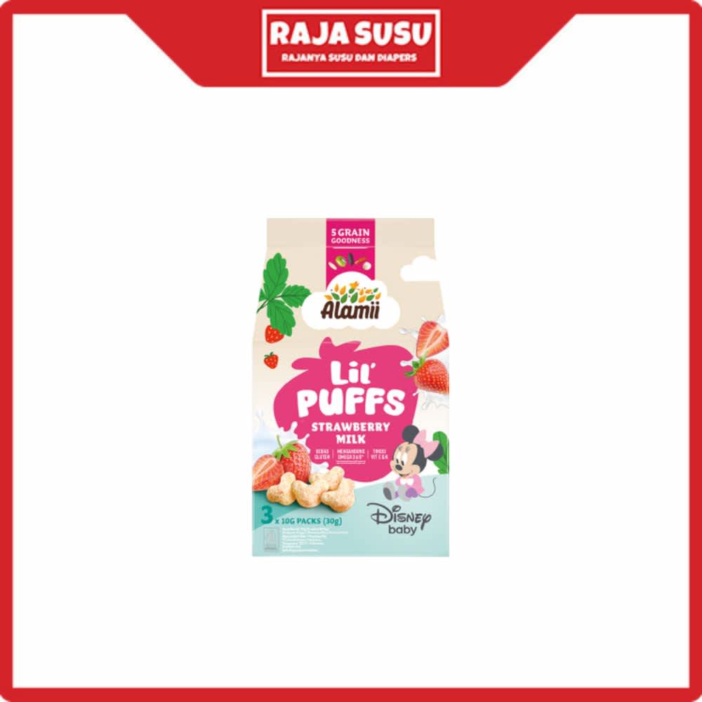 

ALAMII LIL PUFFS STRAWBERRY MILK 30GR - RAJA SUSU